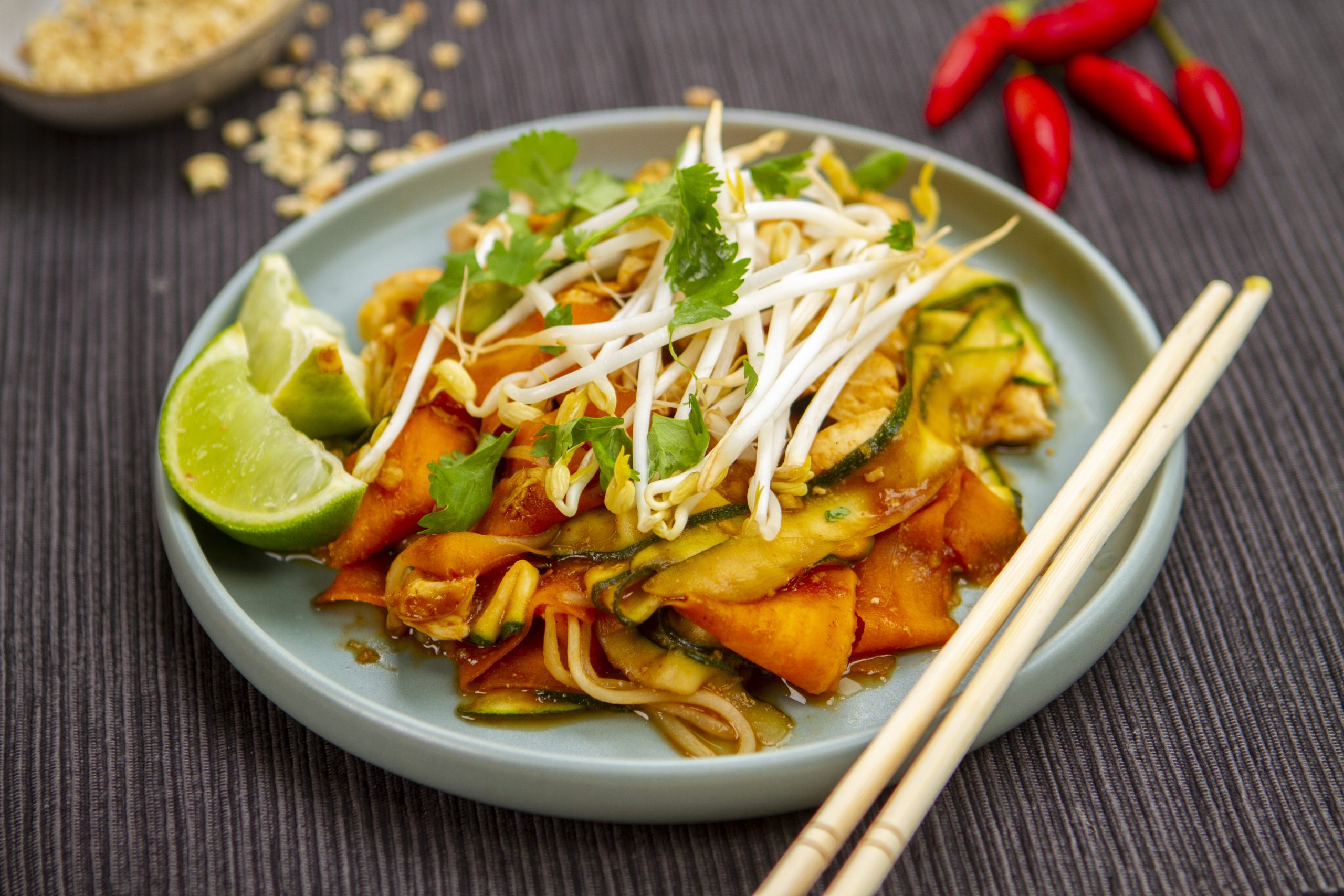 You are currently viewing Delicious No Noodle Pad Thai