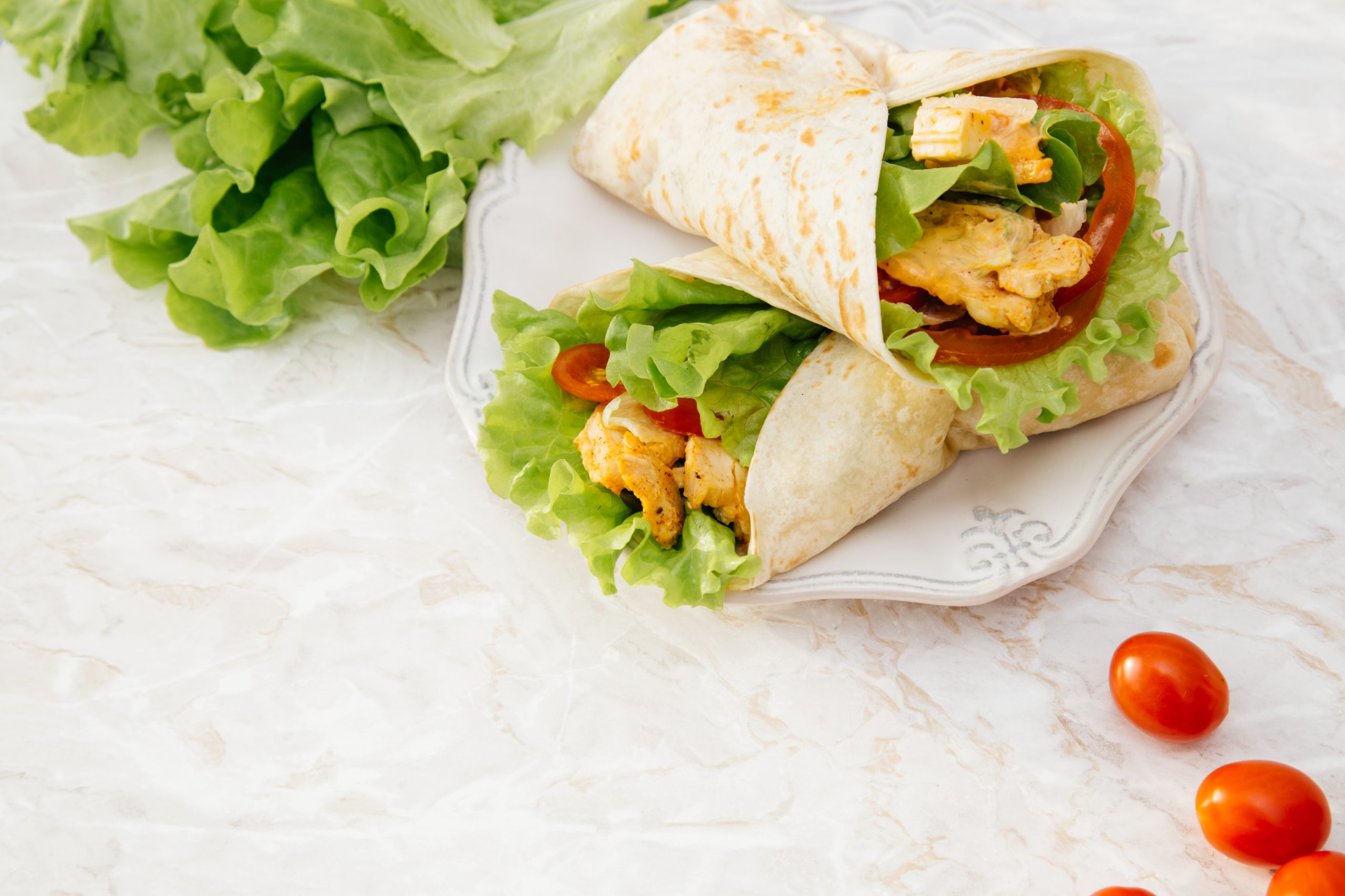 You are currently viewing Chicken & Guacamole Wrap