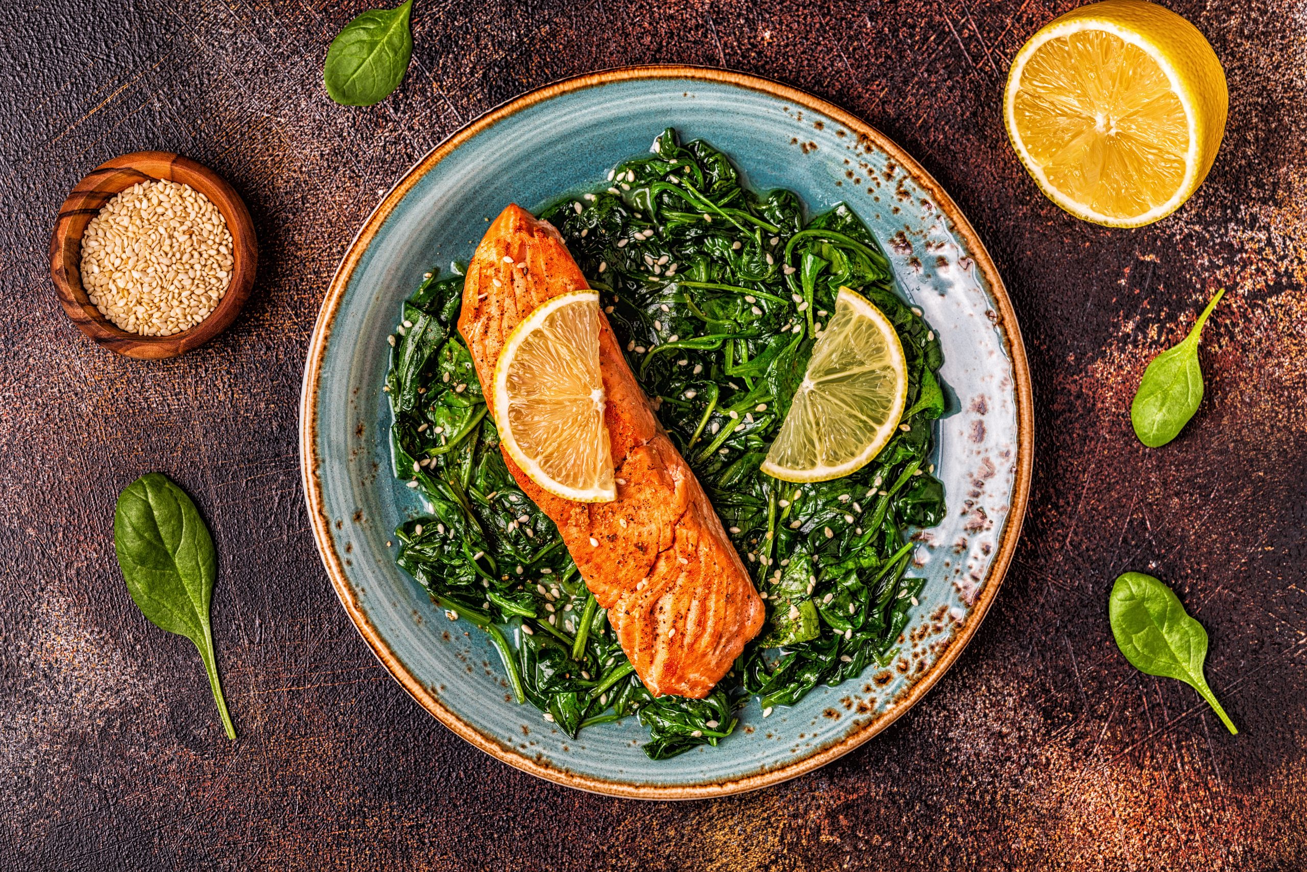 You are currently viewing Pan-Fried Salmon with Asian Greens