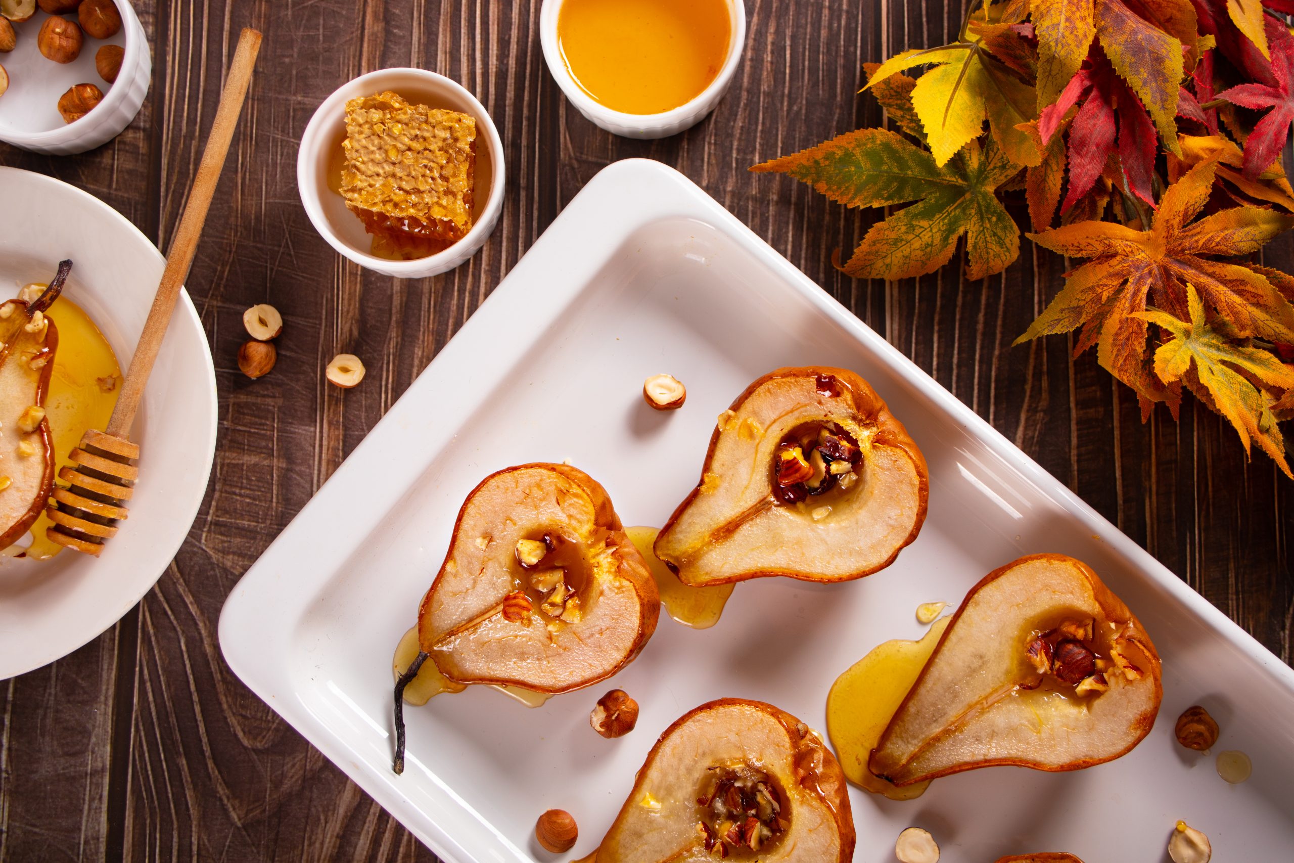 You are currently viewing Baked Cinnamon Pears