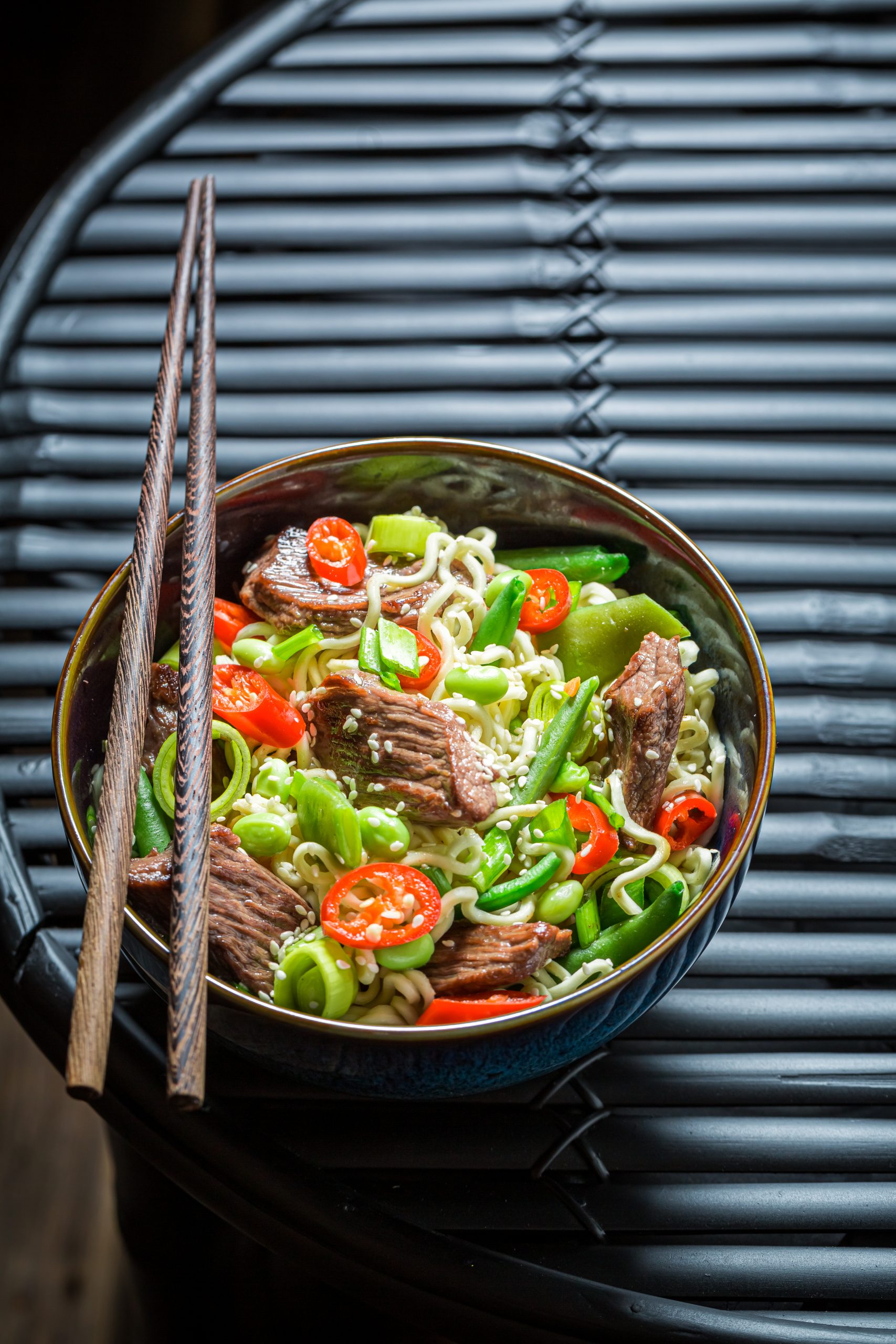 You are currently viewing Easy Asian Teriyaki Beef & Noodle Bowl