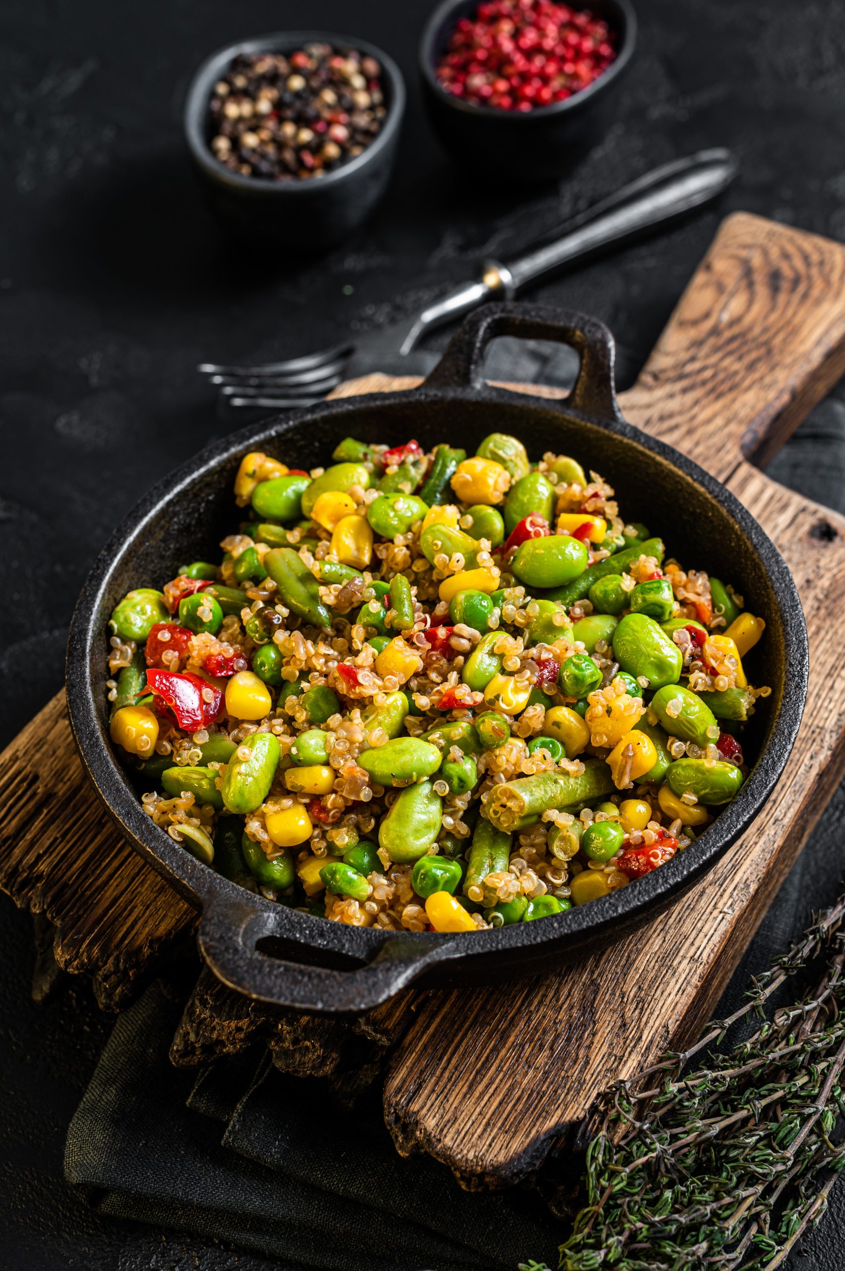 You are currently viewing Asian Quinoa and Edamame Salad