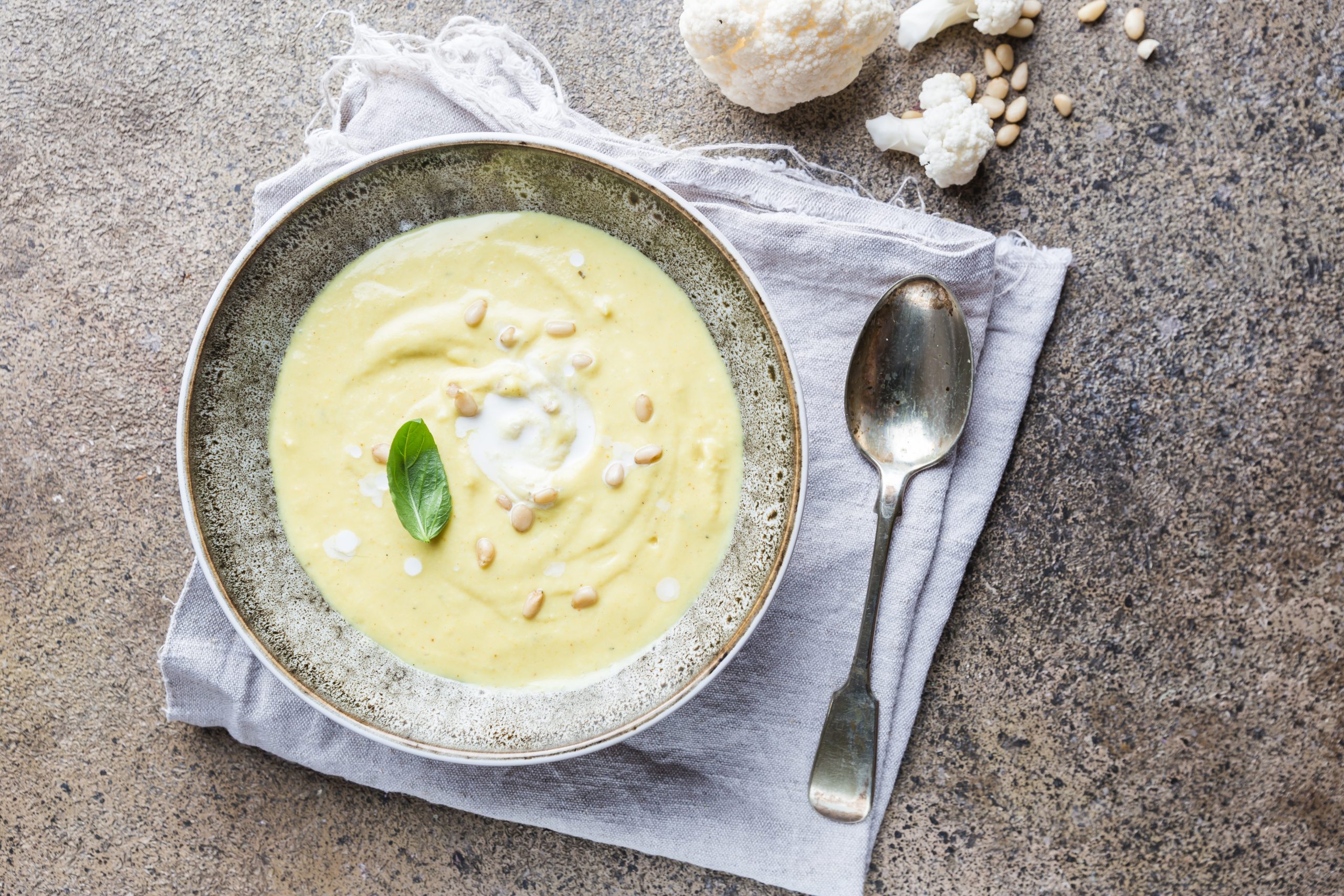 You are currently viewing Cauliflower, Canellini Bean & Celeriac Soup