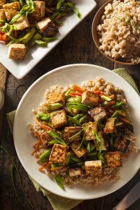 Read more about the article Peanut Satay Tofu Stir-Fry