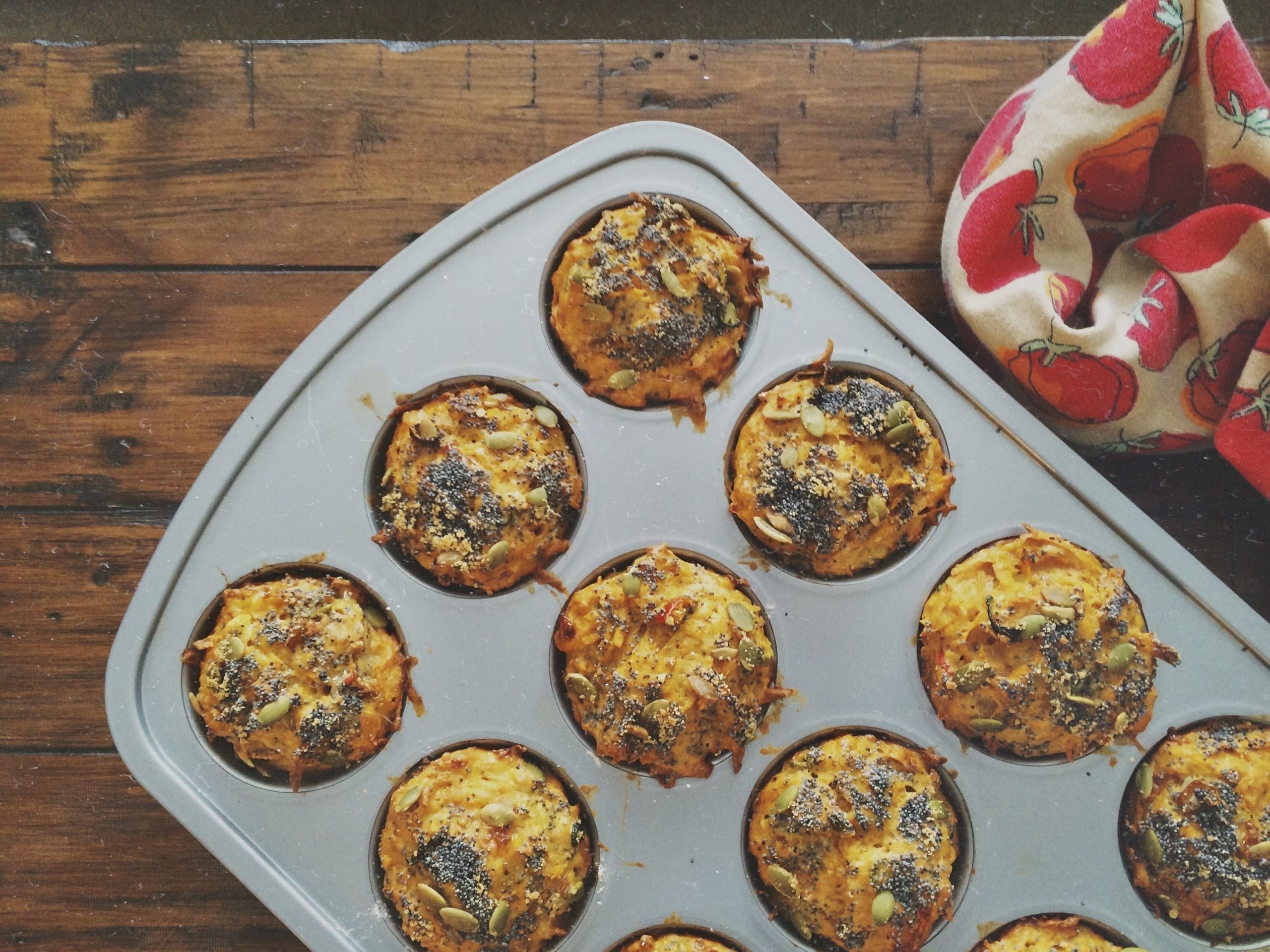 You are currently viewing Mushroom, Spinach & Feta ‘Anytime’ Muffins