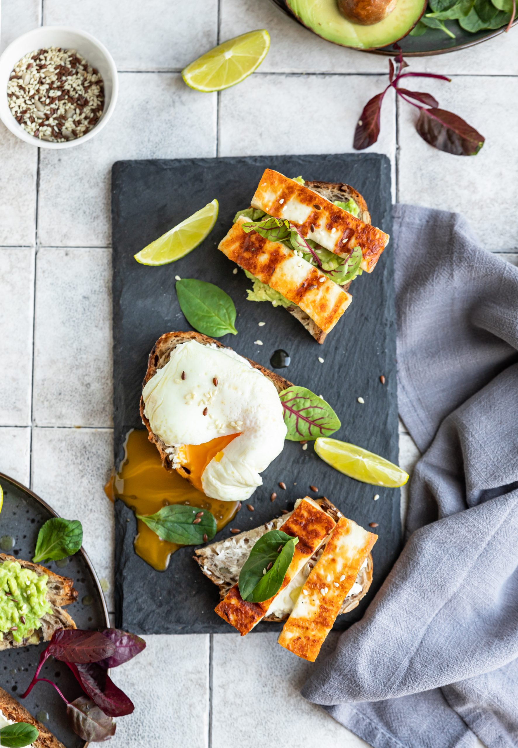 You are currently viewing Poached Eggs and Haloumi