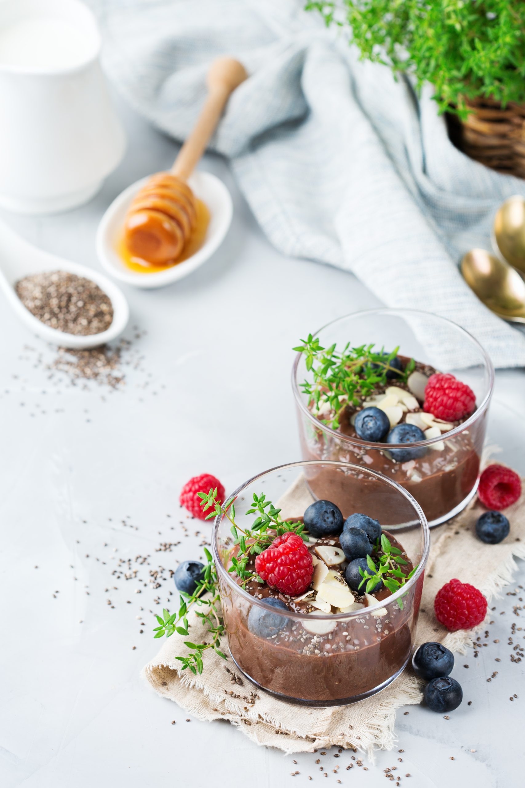 You are currently viewing Choc Berry Chia Pudding