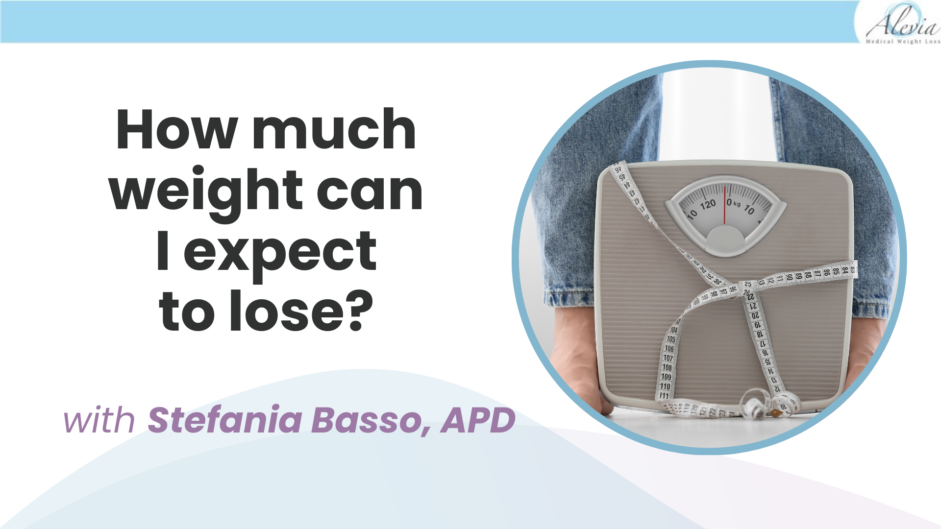 You are currently viewing How much weight can I expect to lose? with Stefania Basso, APD