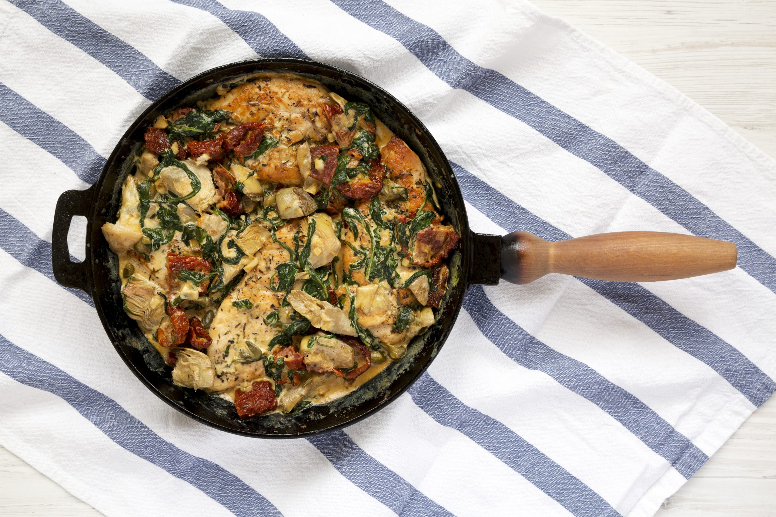 You are currently viewing Creamy Paprika Chicken with Spinach & Tomato