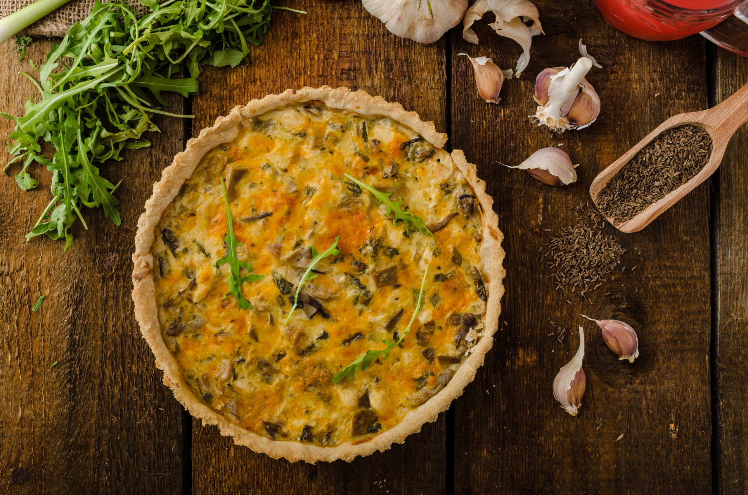 You are currently viewing Pumpkin, Leek & Spinach Quiche