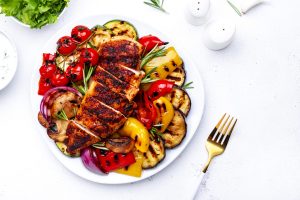 Read more about the article Marinated Chicken & Roasted Zucchini