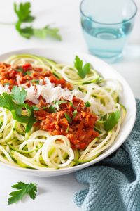 Read more about the article Zoodles & Bolognese