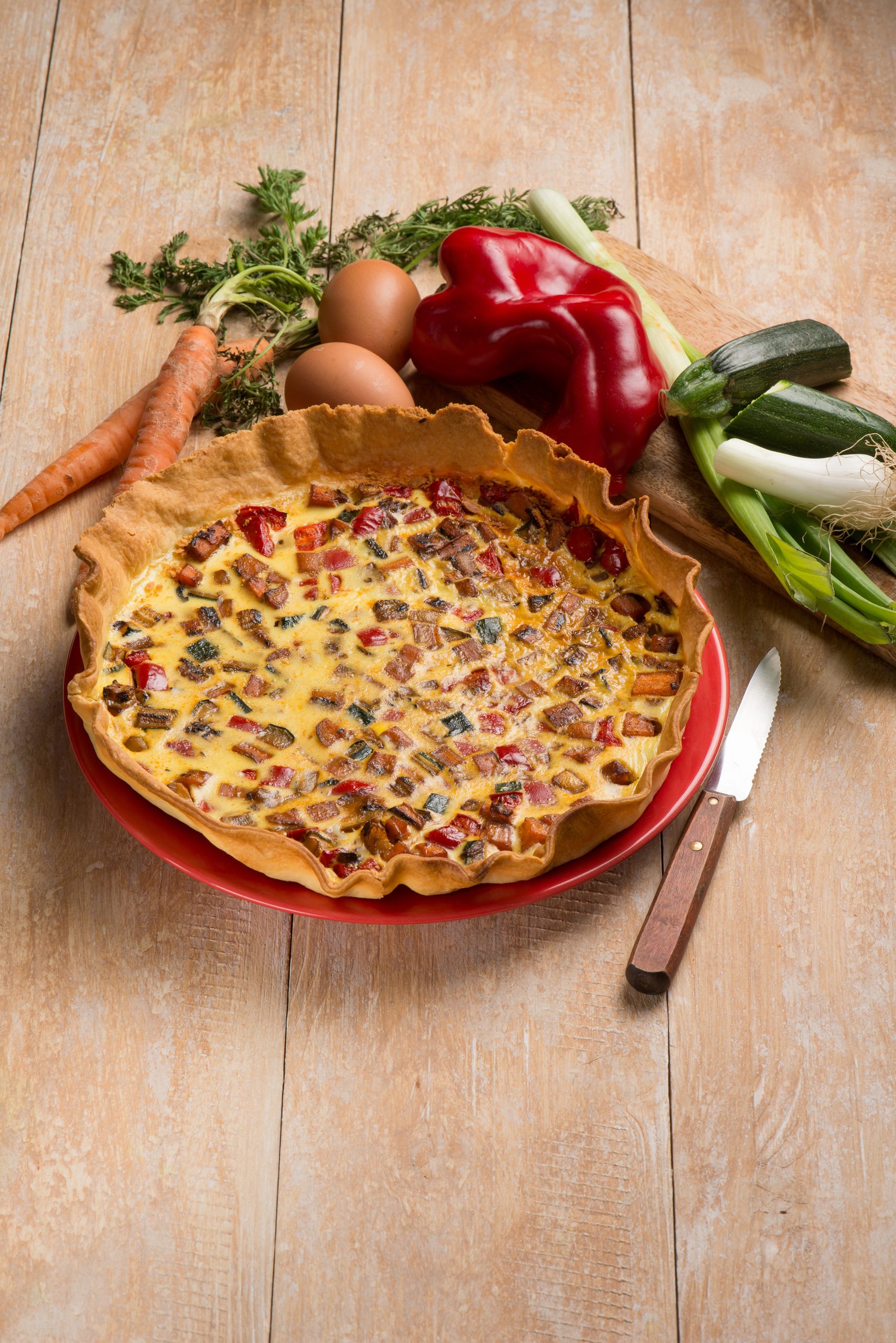 You are currently viewing Yoghurt & Veggie Quiche