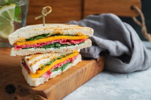 Read more about the article Roast Beef, Cheese & Mustard Sandwich