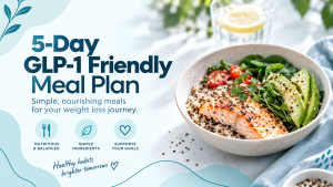 Read more about the article 5-Day GLP-1 Friendly Meal Plan